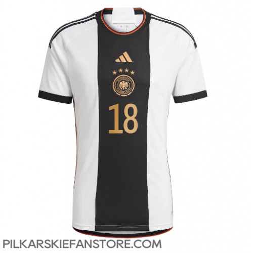 Tanie Strój piłkarski Niemcy Jonas Hofmann #18 Koszulka Podstawowej MŚ 2022 Krótkie Rękawy